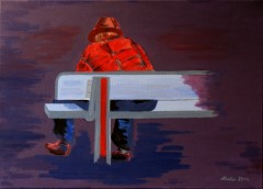 Acryl-Gemlde Wenn der Abend kommt von Marion Lux, Berlin