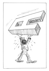 Comic Arbeit - gezeichnet von der Comic-Zeichnerin und Illustratorin Marion Lux, Berlin