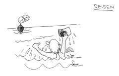 Comic Reisen – Variante 2 - gezeichnet von der Comic-Zeichnerin und Illustratorin Marion Lux, Berlin